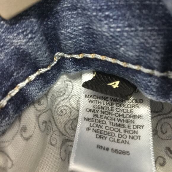 Express Blue Denim Women Cropped Jeans - Picture 5 of 12